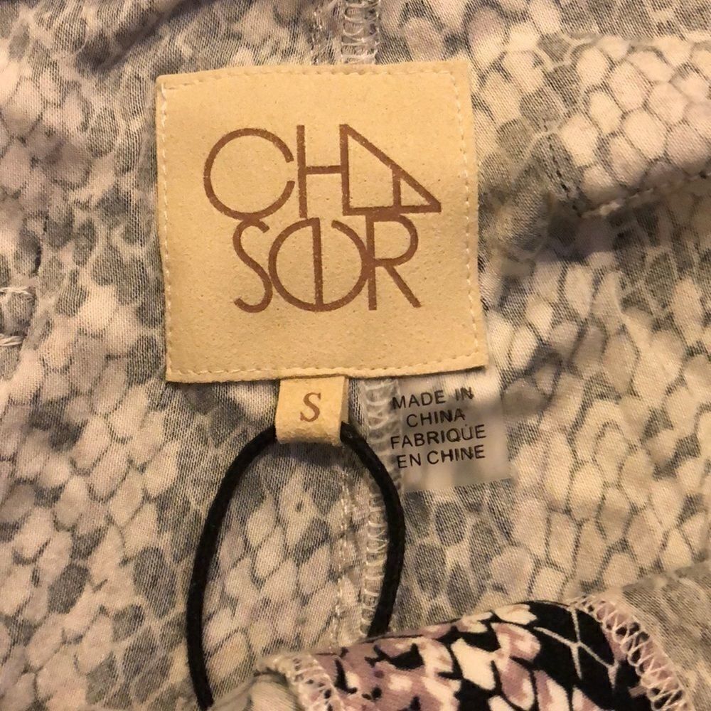 Chaser Black & White Python-like Design Pants - Picture 4 of 7